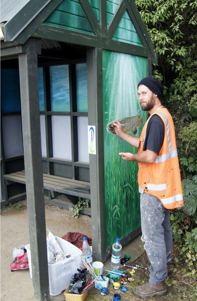 Daniel Mead working at Bacon St